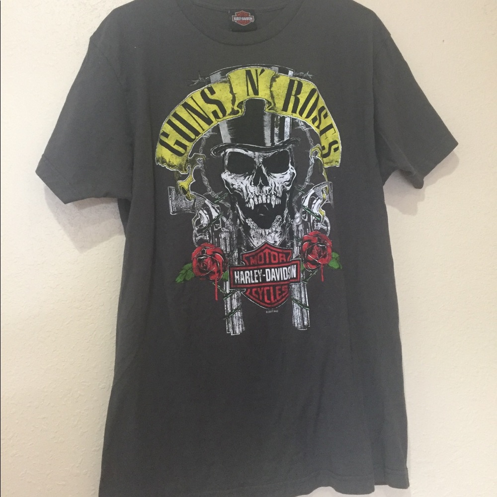 Vintage Harley Davidson Guns N' Roses tee